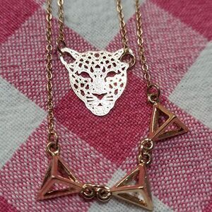 Double Charm Necklace Claire's